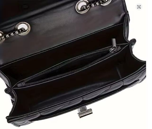 Bolso Femenino Transversal Matelassé en Piel PU con Cadena Modelo Emilly