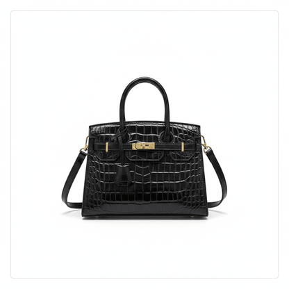 Bolso de Mujer en Piel Sintética Textura Cocodrilo Modelo Blinkin